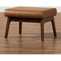 andrea light brown ottoman   