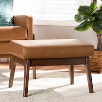 andrea light brown ottoman   