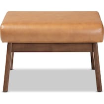 andrea light brown ottoman   