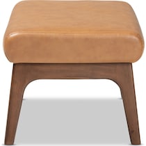 andrea light brown ottoman   