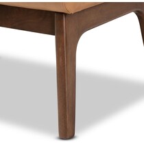 andrea light brown ottoman   