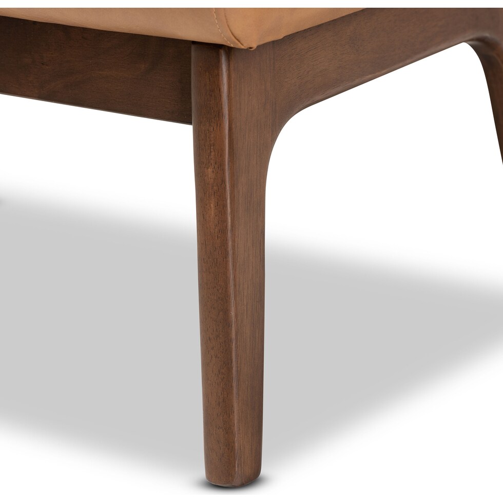 andrea light brown ottoman   