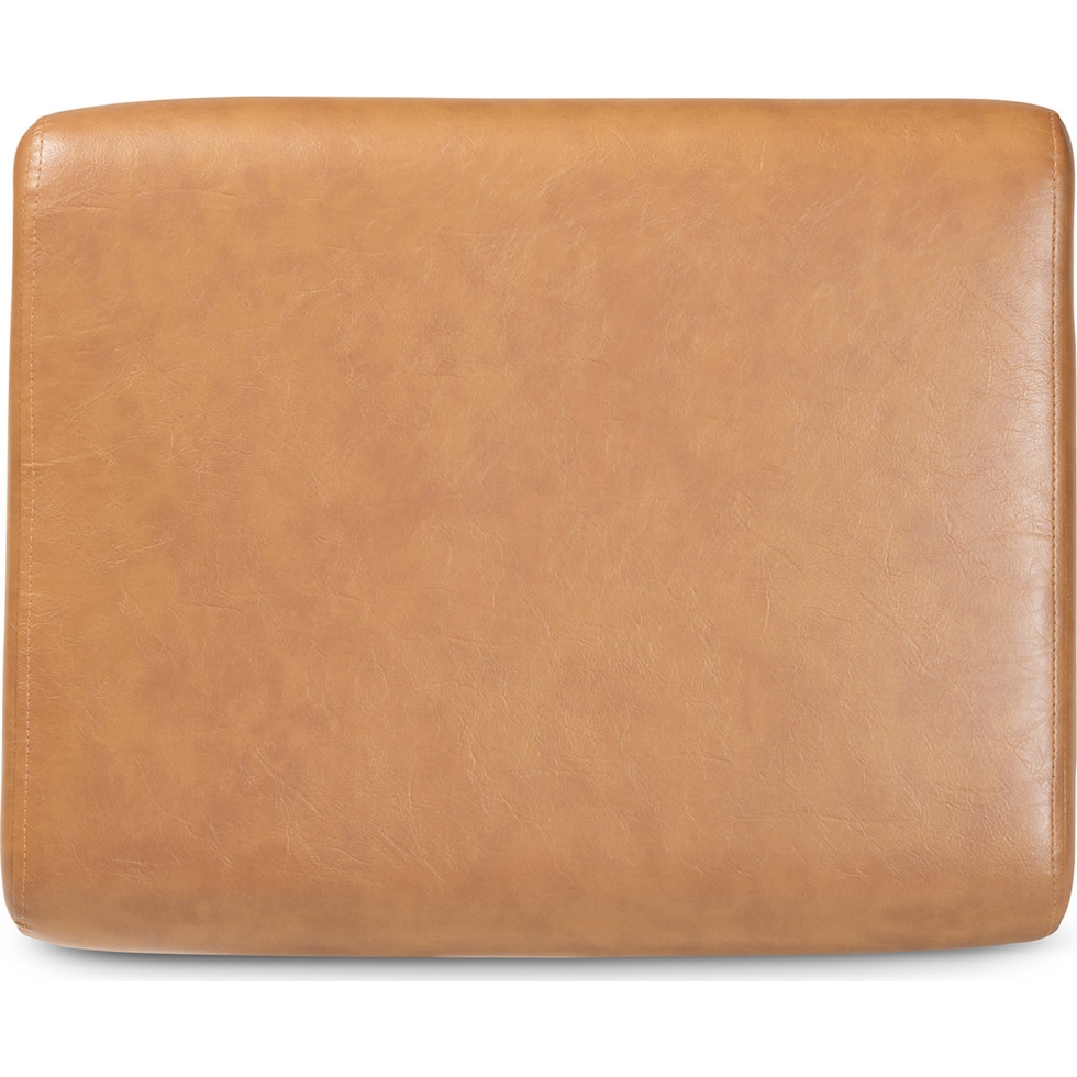 andrea light brown ottoman   