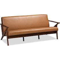 andrea light brown sofa   