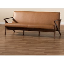 andrea light brown sofa   