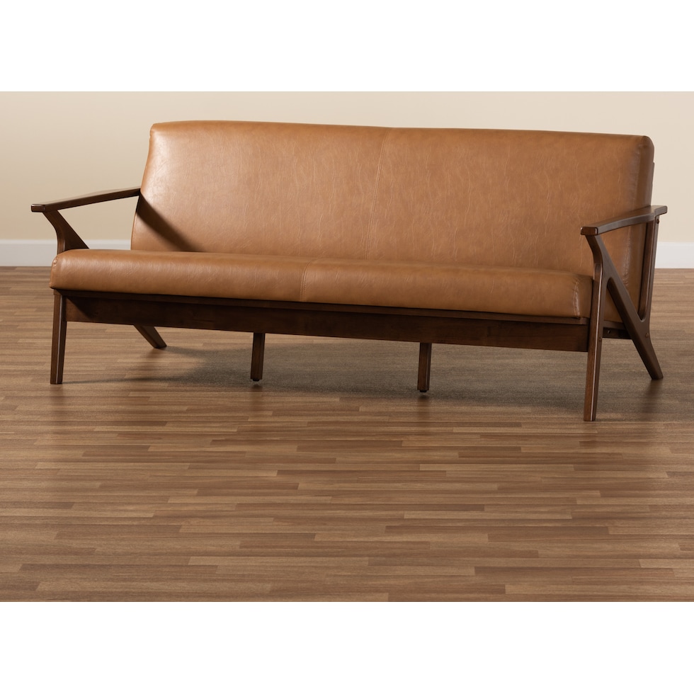 andrea light brown sofa   