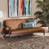 andrea light brown sofa   