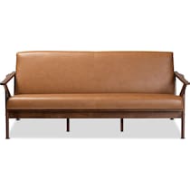 andrea light brown sofa   