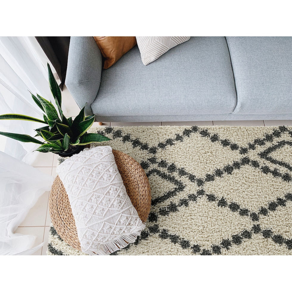 anejo white rug   