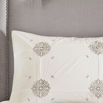 angela white king california king bedding set   