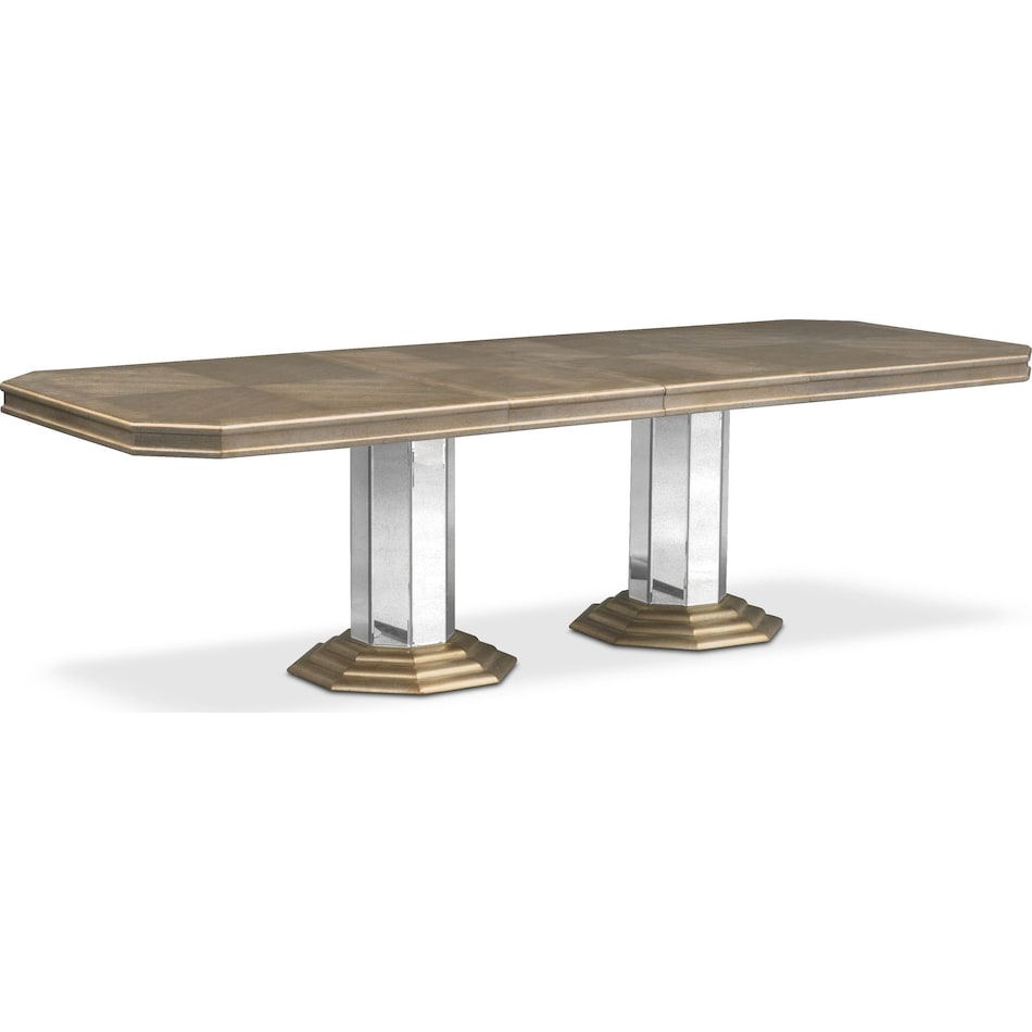 angelina dining metallic dining table   
