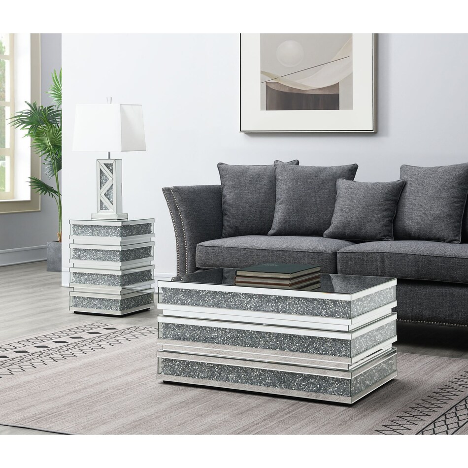 anise silver coffee table   