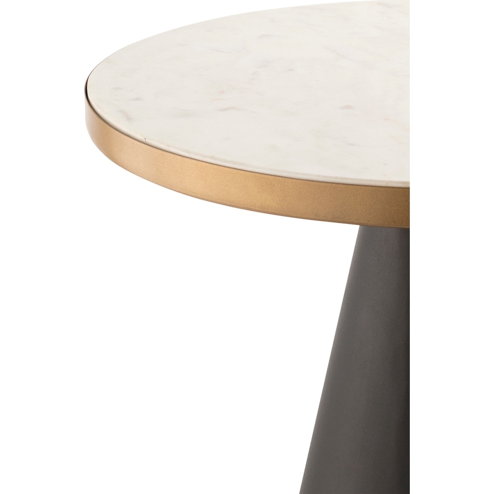 anita black accent table   