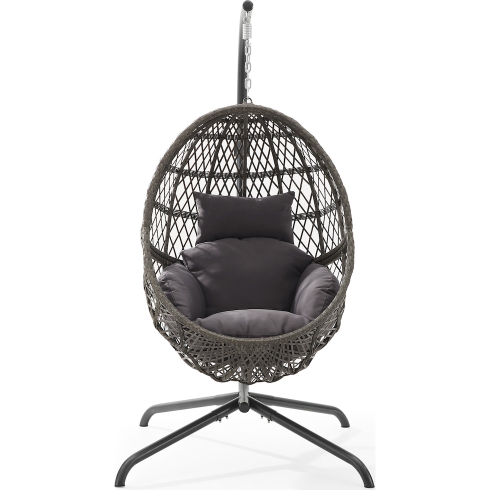 annapolis gray outdoor chair   