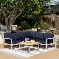 annotto bay blue natural  pc outdoor living   