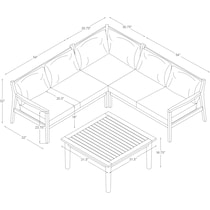 annotto bay blue natural  pc outdoor living   
