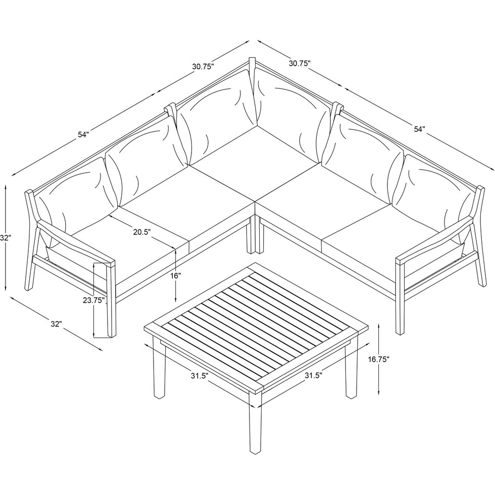annotto bay blue natural  pc outdoor living   