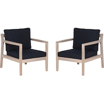 annotto bay blue natural outdoor chair   
