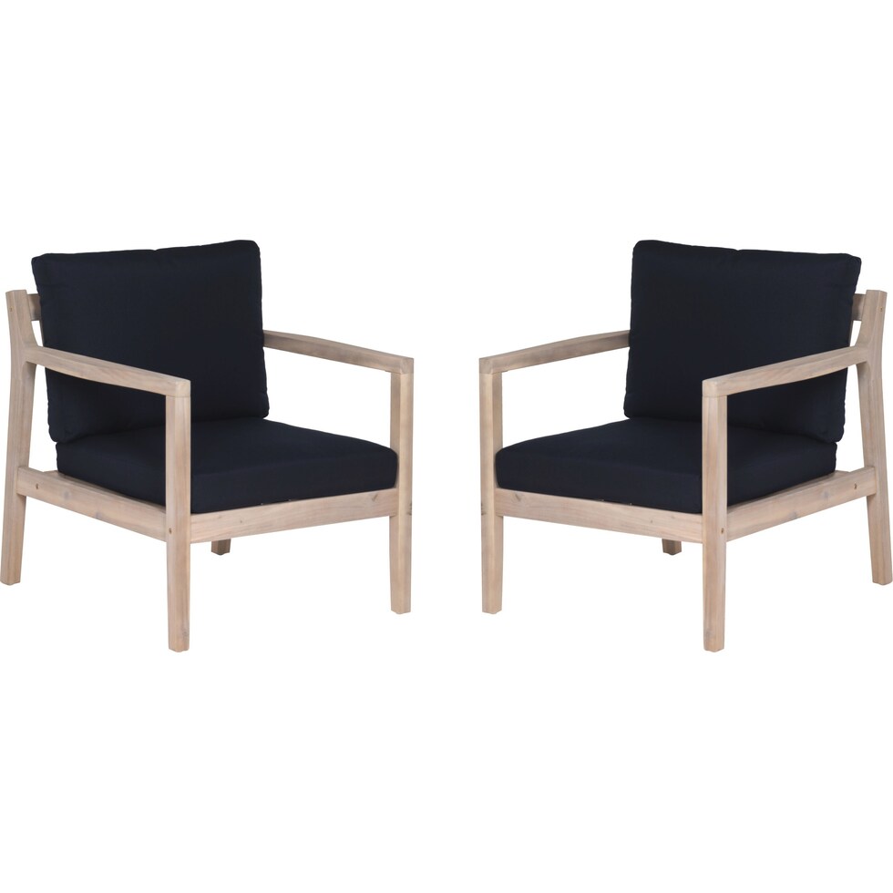 annotto bay blue natural outdoor chair   
