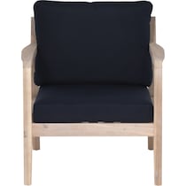 annotto bay blue natural outdoor chair   