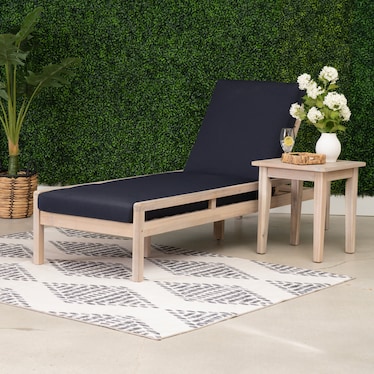 Annotto Bay Outdoor Chaise Lounger
