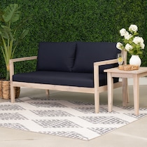 annotto bay blue natural outdoor sofa   