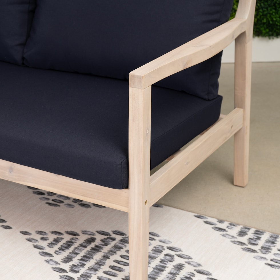 annotto bay blue natural outdoor sofa   
