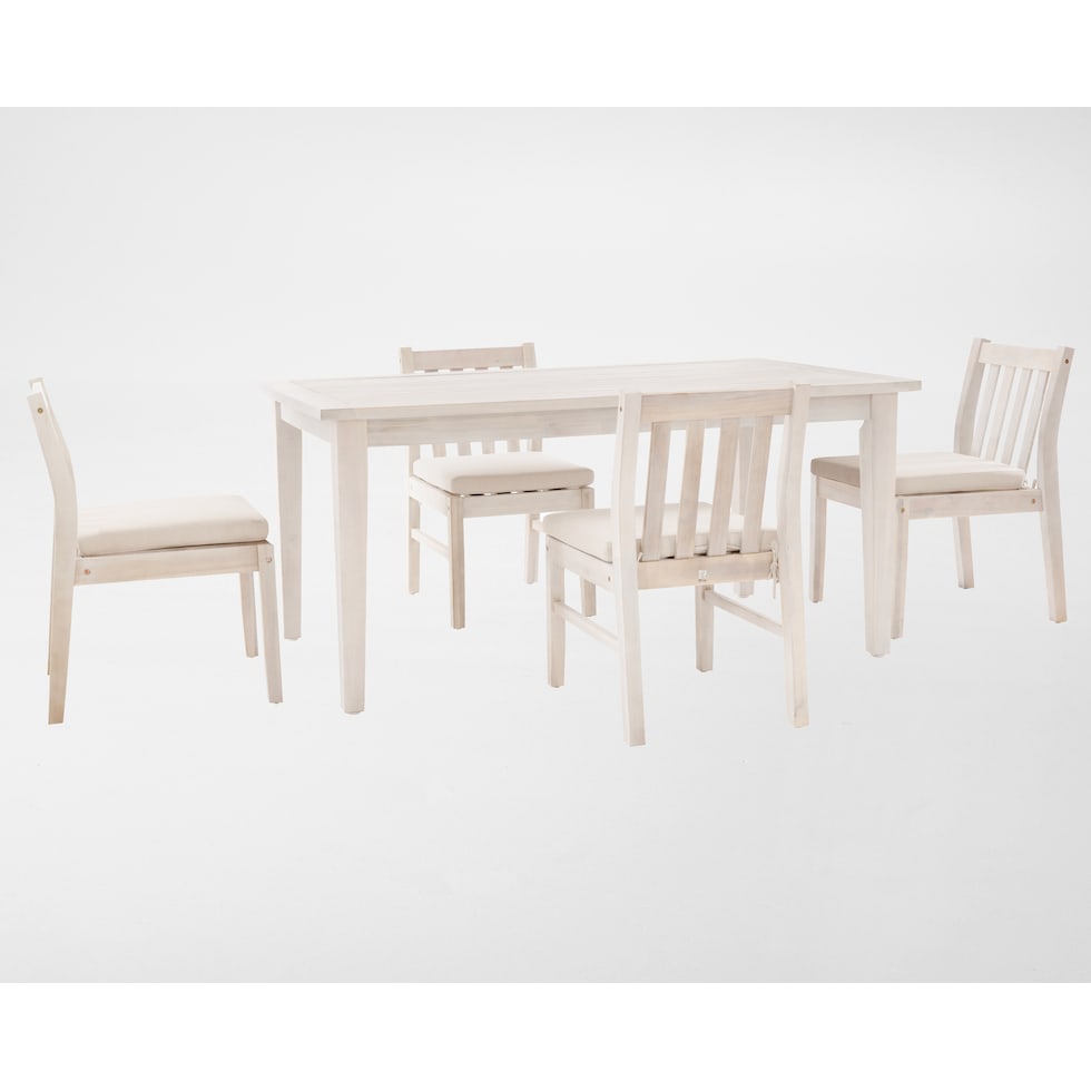 annotto bay light brown  pc outdoor dining   