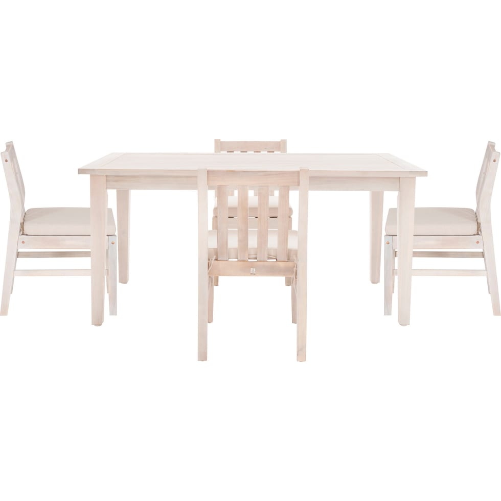 annotto bay light brown  pc outdoor dining   