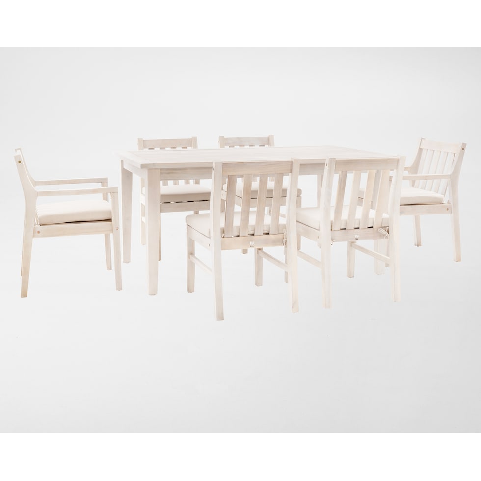annotto bay light brown  pc outdoor dining   