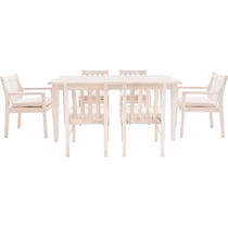 annotto bay light brown  pc outdoor dining   