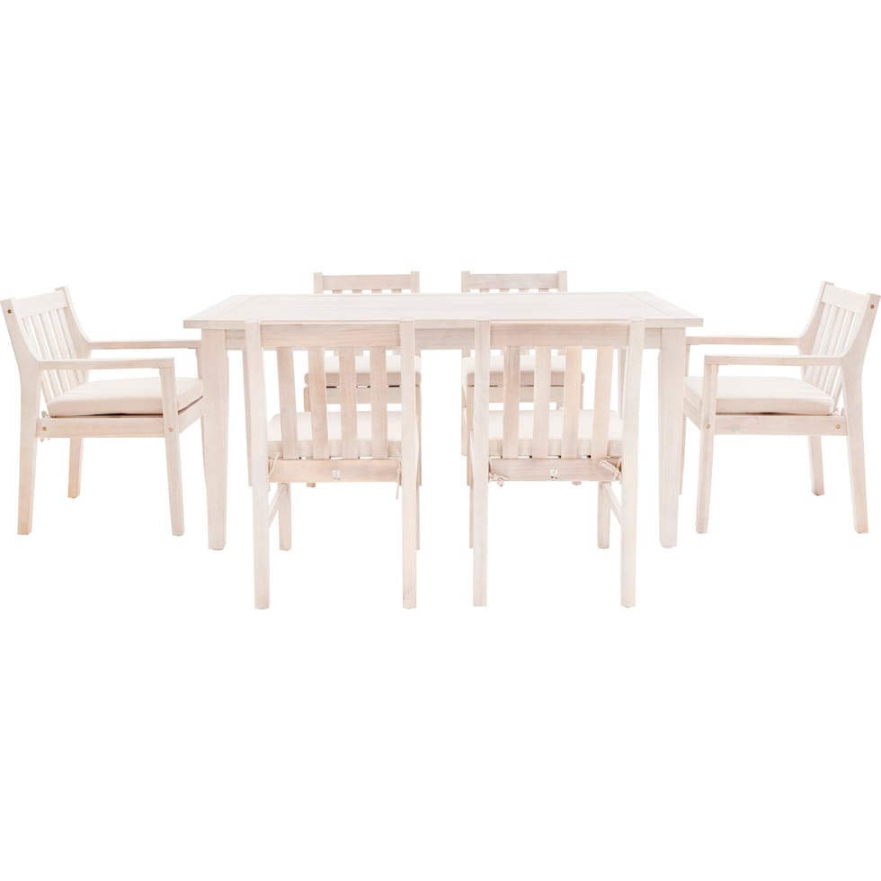 annotto bay light brown  pc outdoor dining   