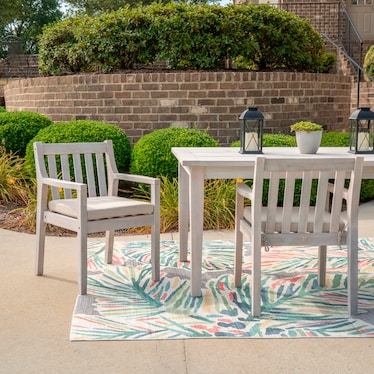 Annotto Bay Set of 2 Outdoor Dining Armchairs