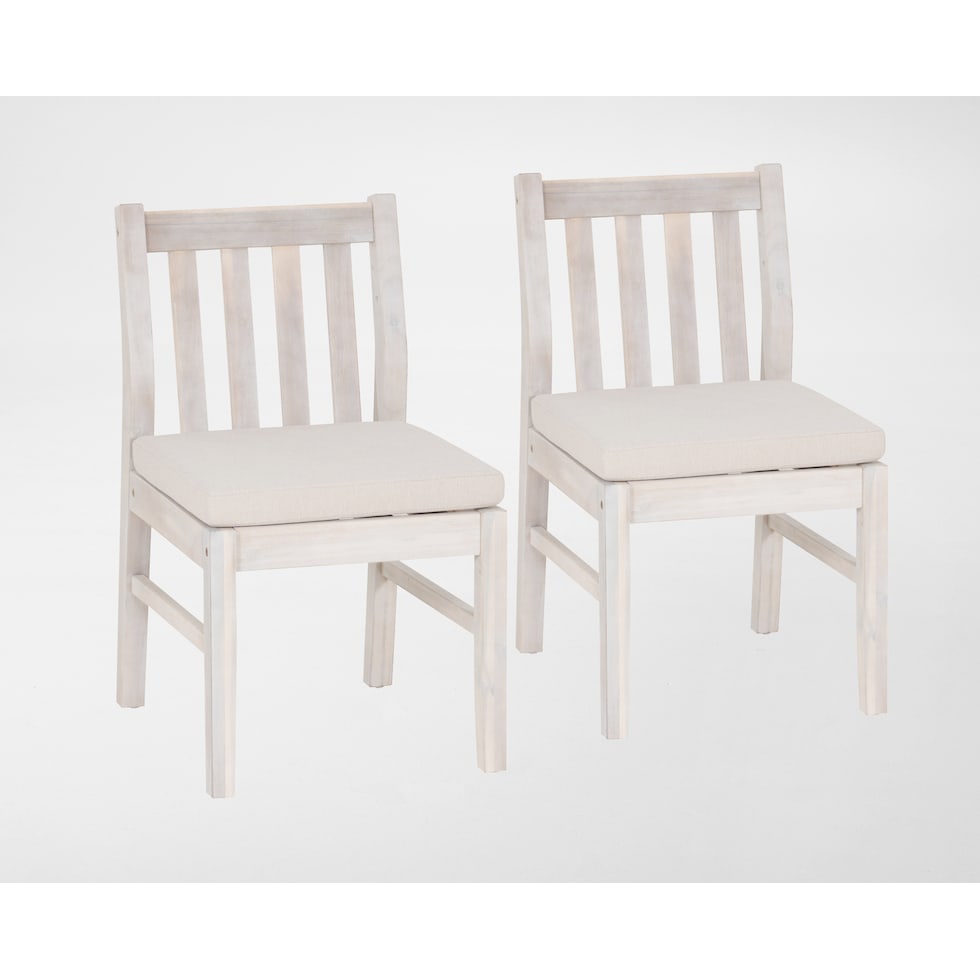 annotto bay light brown outdoor dining chair set   