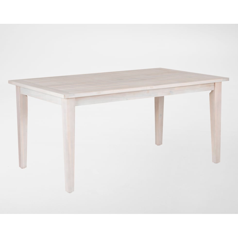 annotto bay light brown outdoor dining table   