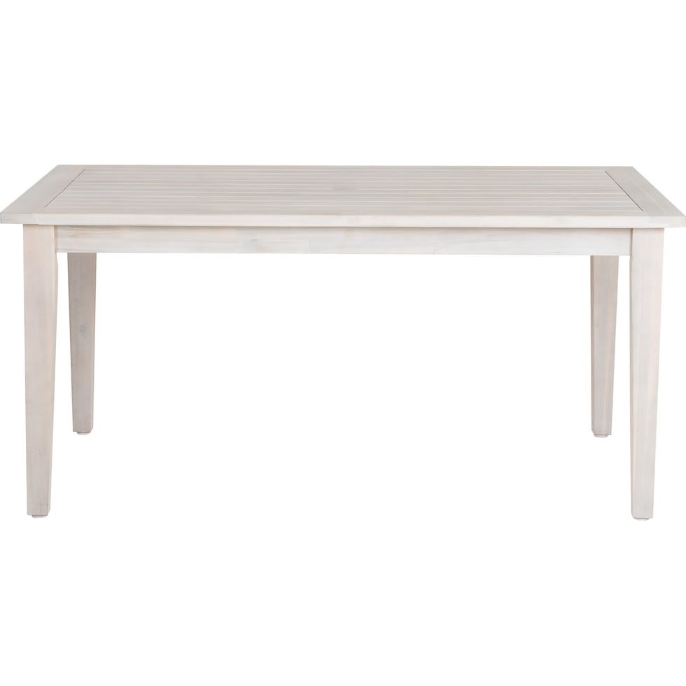 annotto bay light brown outdoor dining table   