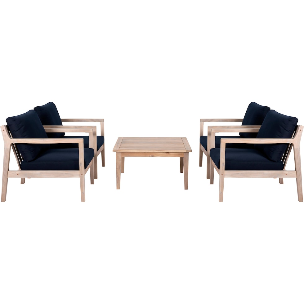 annotto bay navy natural  pc outdoor living   