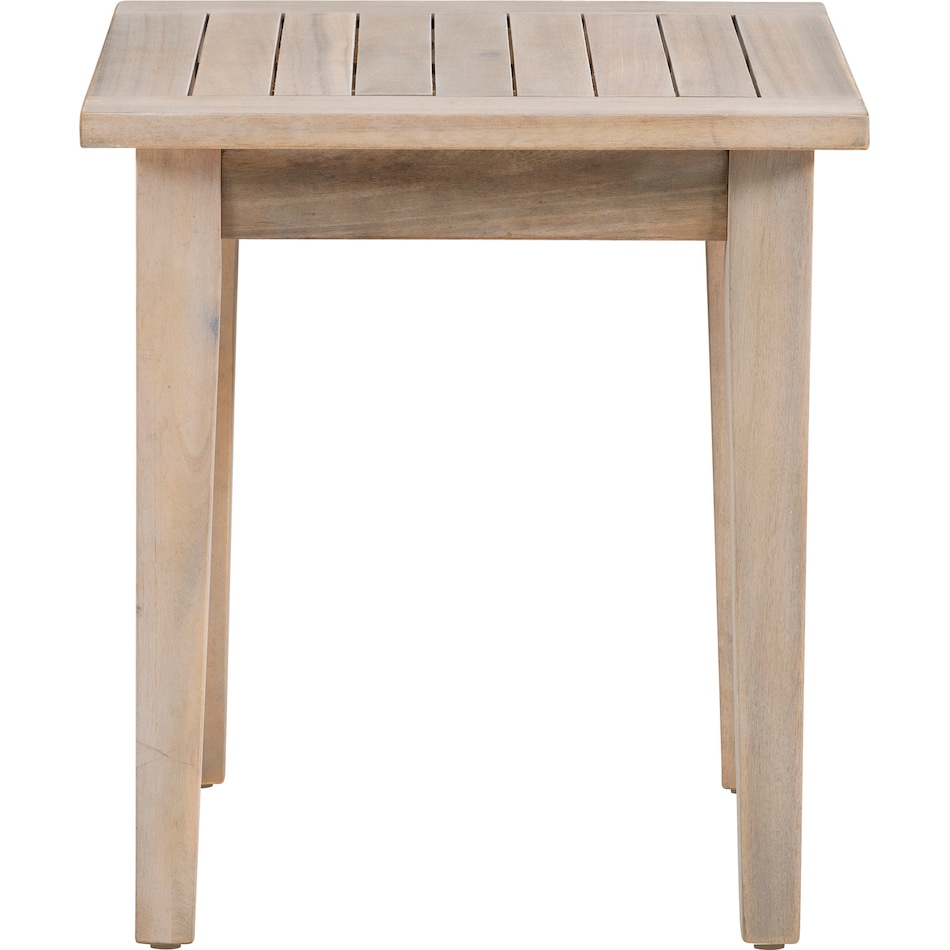 annotto light brown outdoor end table   