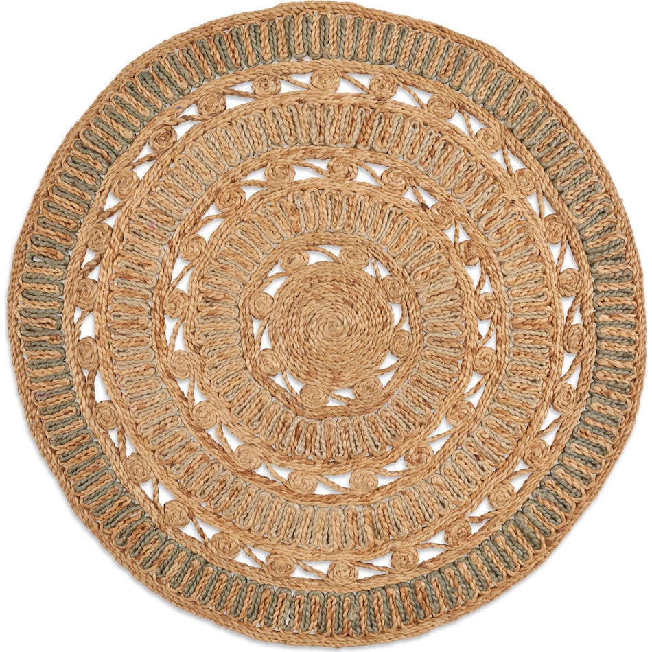 anson light brown rug   