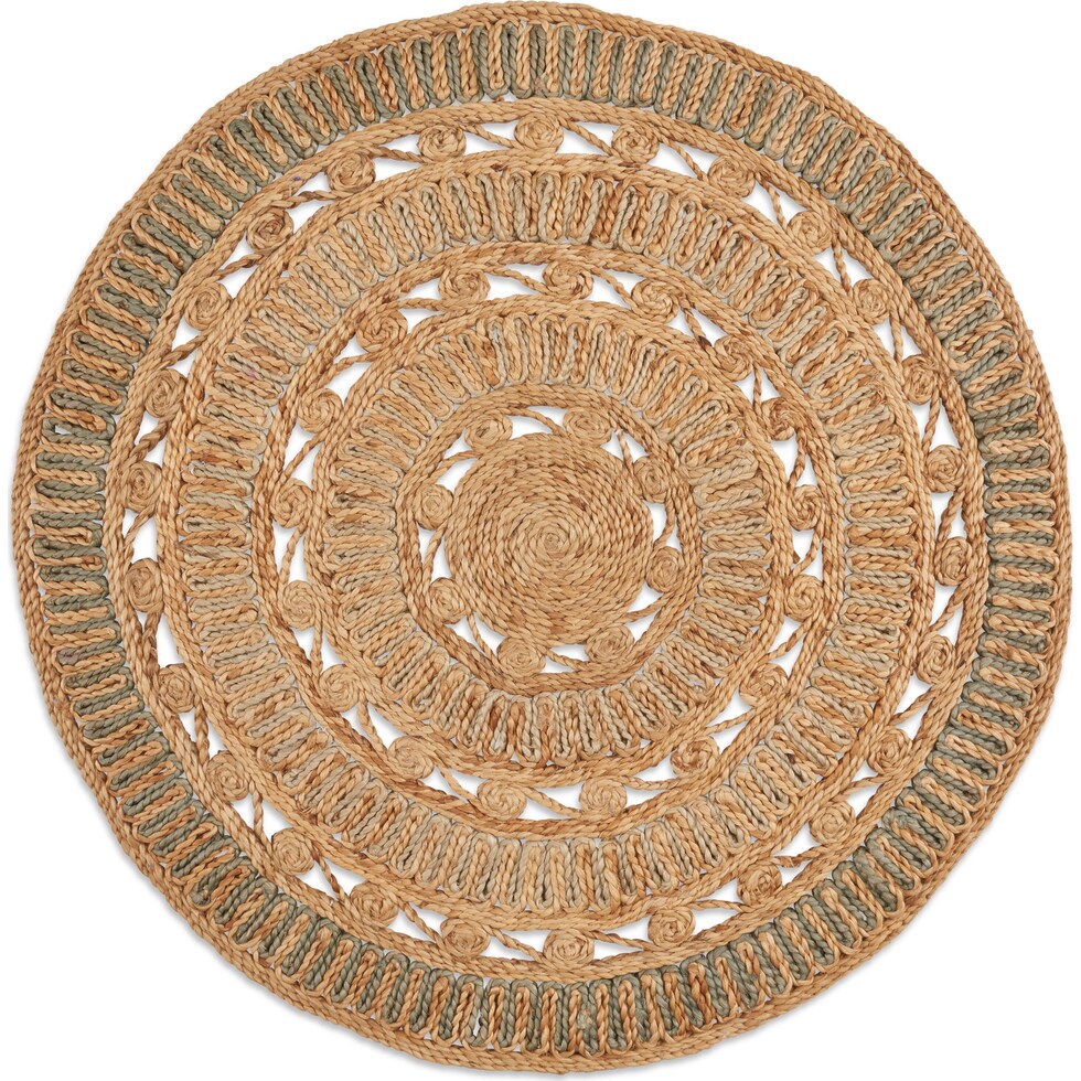 anson light brown rug   