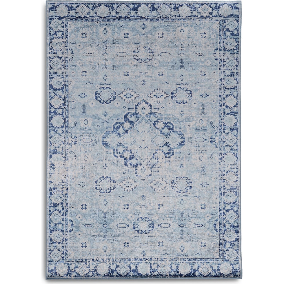 antero blue area rug  x    