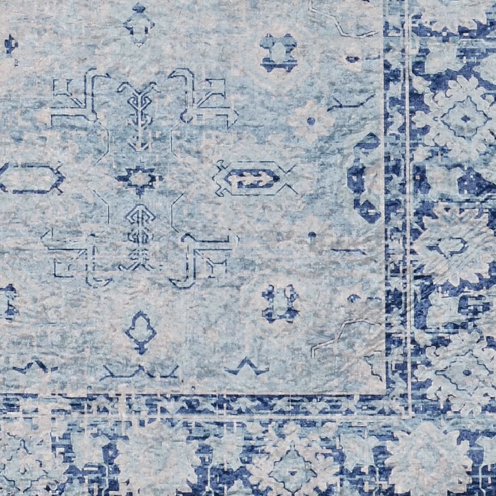 antero blue area rug  x    