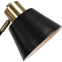 antique brass black lamp   