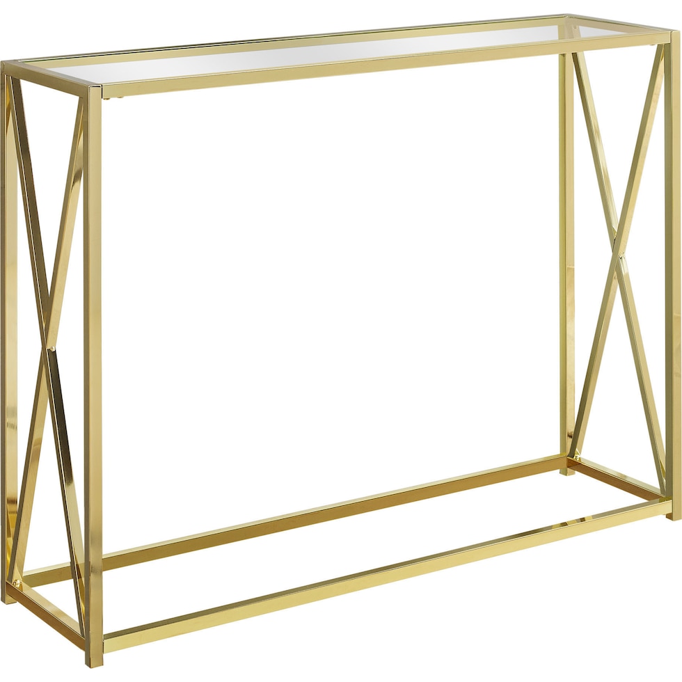 anton gold console table   