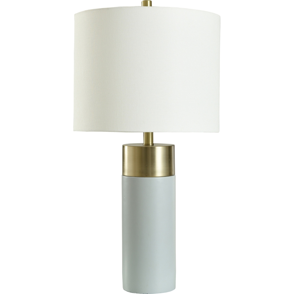 anwar white table lamp   