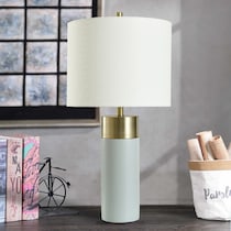 anwar white table lamp   