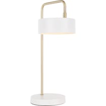 aphrodite white gold table lamp   