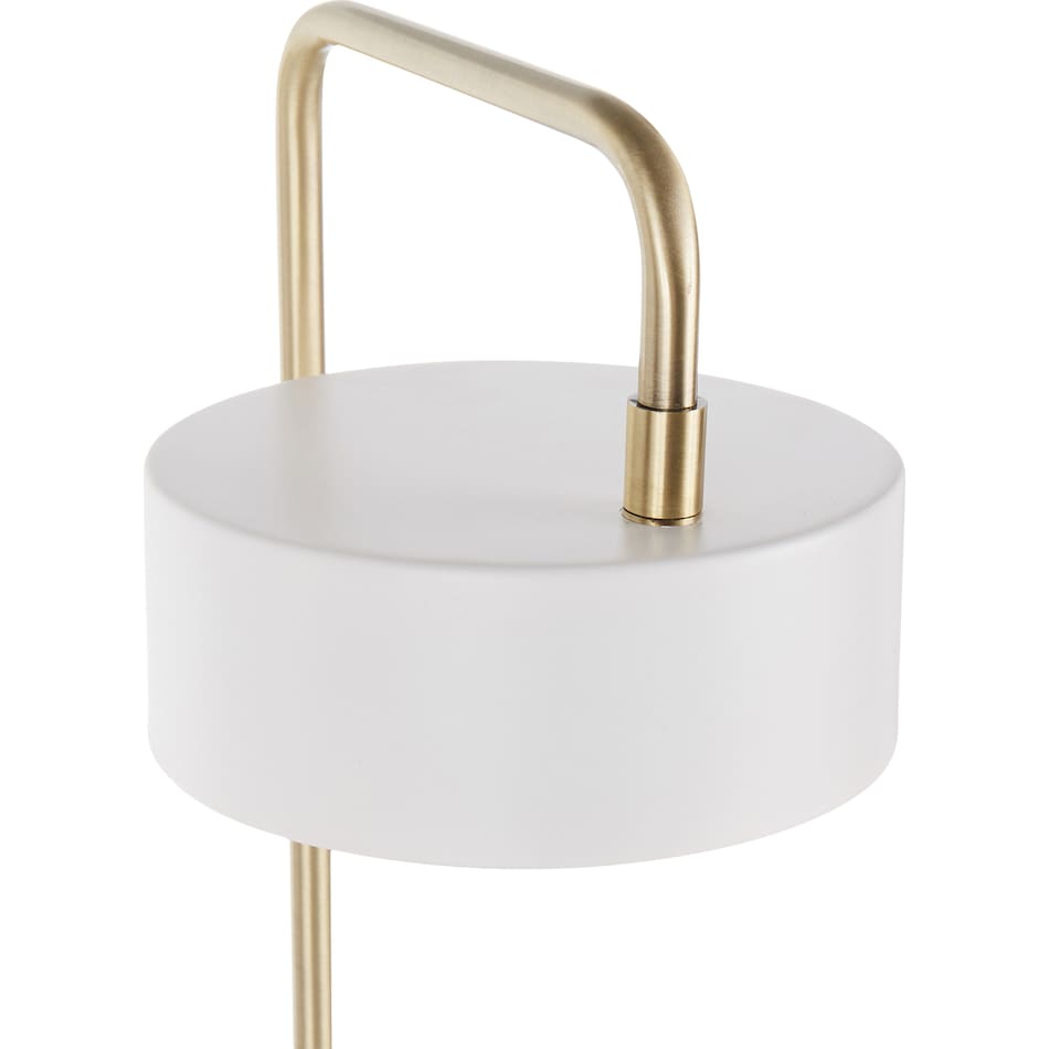 aphrodite white gold table lamp   