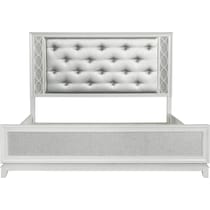 apollo silver queen bed   