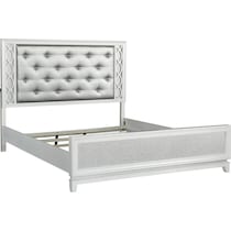 apollo silver queen bed   